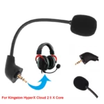 Replacement Game Mic 3.5mm Microphone For Kingston HyperX Cloud 2 II X Core Gaming Headset Accessories - Image 2