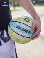 RIGORER Rubber basketball korb No.7 Student Outdoor Sports basketbal Cement Wear-resistant Non-slip Wild Ball Colorful basquet - Image 3