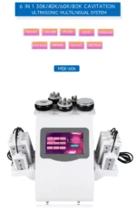 NEWGAGA 6 In 1 30K 40K 60K 80K Cavitation Ultrasonic Machine Body Weight Loss Fitness Cellulite Fat Reduce Device - Image 3