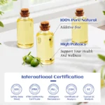 HIQILI Pure Jojoba Carrier Oil,100ML Cold Pressed Unrefined Essential Oils for Mixing, Hair Care, Face, Nails, Massage - Image 5