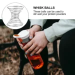 10 Pcs Stainless Steel Whisk Balls Shake Cup Protein Powder Stirring Practical Kitchen Bar Tools Household Mixing - Image 4