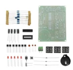 DIY Kits AT89C2051 Electronic Clock Digital Tube LED Display Suite Electronic Module Parts and Components DC 9V - 12V - Image 2