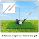 Golf Wedge Portable Chipper Club Golf Course Supplies Equipment Gift Toy Sports Unisex Adults Golf Training Device - Image 2