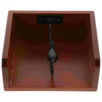 Solid Wood Retro Napkin Holder Kitchen Dining Bar Tissue Dispenser Paper ganizer Place Card Holder Tabletop Marker - Image 4