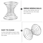 10 Pcs Stainless Steel Whisk Balls Shake Cup Protein Powder Stirring Practical Kitchen Bar Tools Household Mixing - Image 5